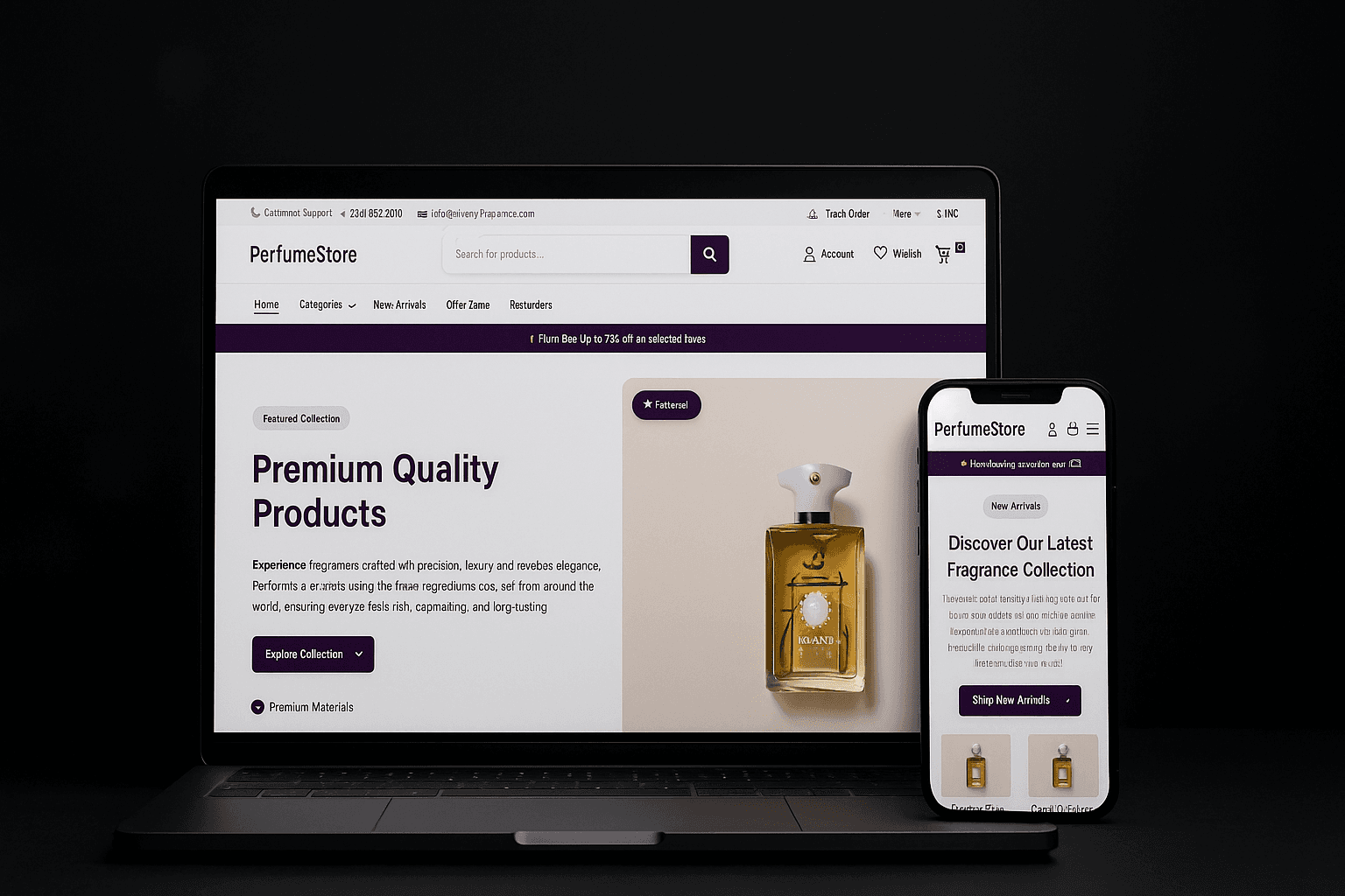 EternyX — Premium Fragrance E-Commerce Platform