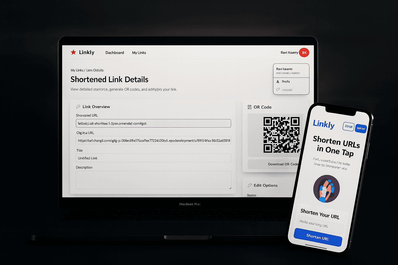 SmartLink — Custom URL Shortener with QR & Analytics